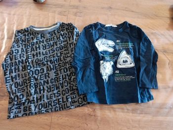Lot tee shirt manche longue