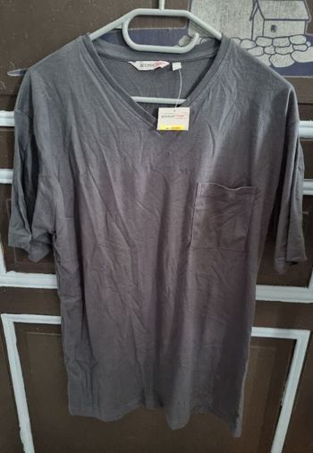T-shirt uni gris foncé 46/48