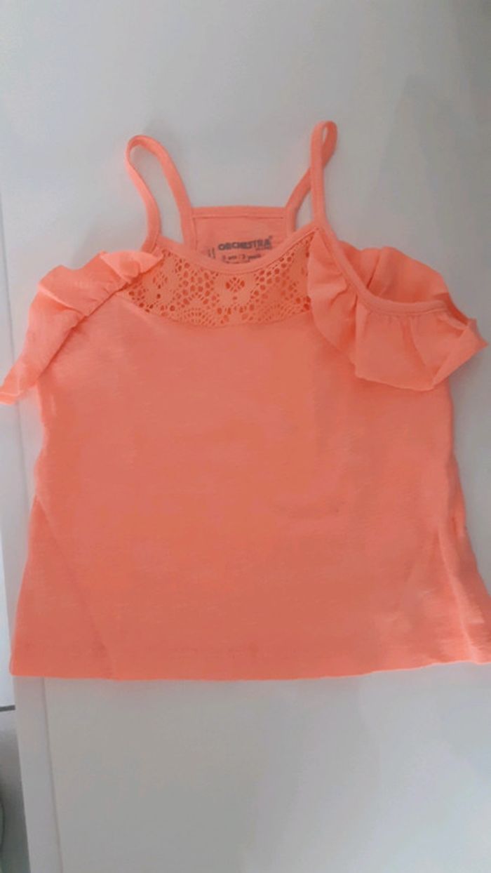 Débardeur fille 3 ans marque orchestra