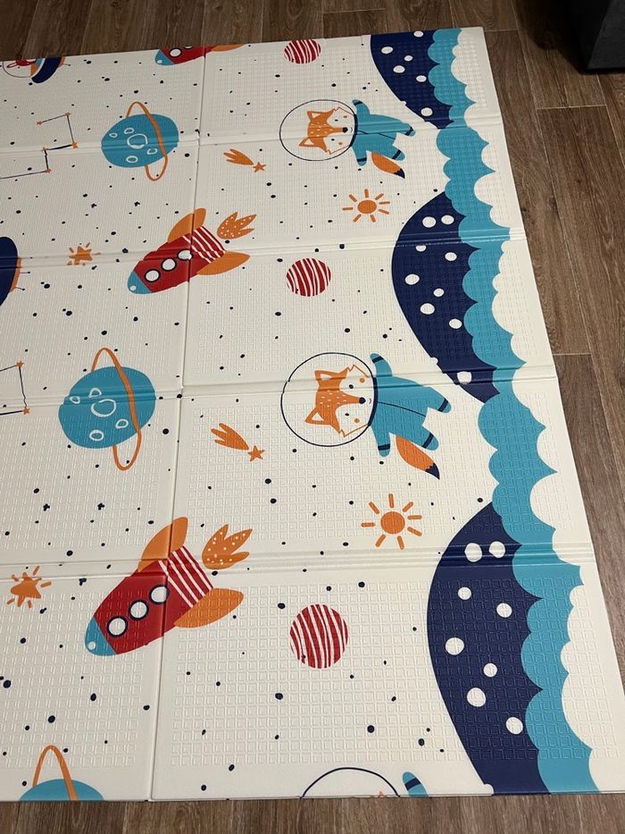Tapis de jeu pliable réversible bébé neuf - photo numéro 2