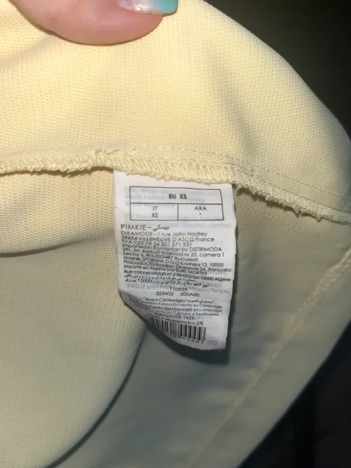 Veste jaune pale - photo numéro 5