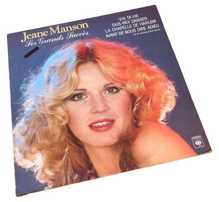 Vinyle 33 tours Jeane Manson Les Grands Succès (1979) CBS 84244 - photo numéro 5