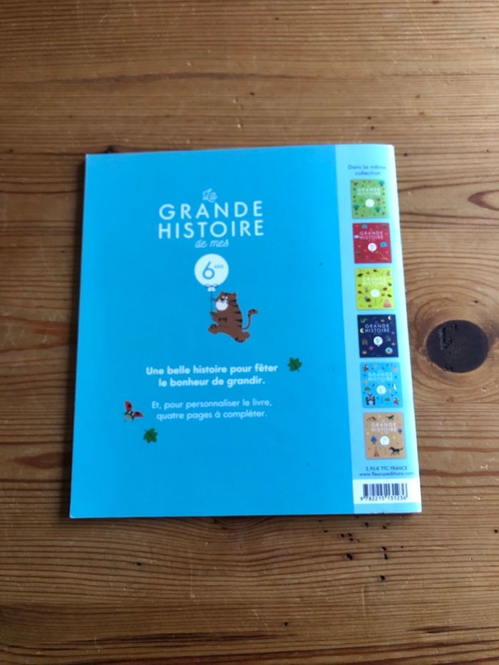 Livre La grande histoire de mes 6 ans - photo numéro 2
