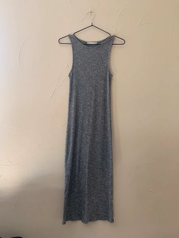 Femme 👩 Robe longue gris chiné lefties taille S/M