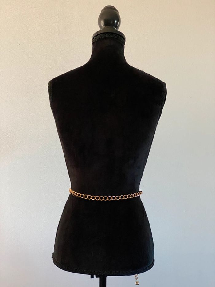 Ceinture chaîne maillon doré - photo numéro 4