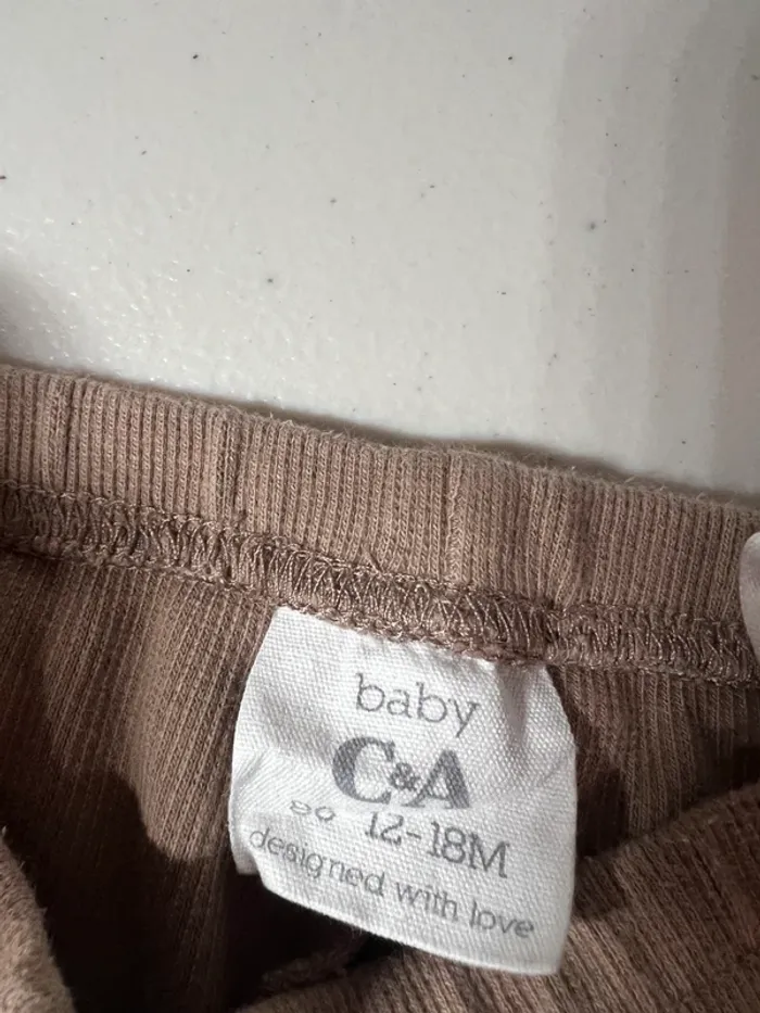 Legging 80cm taupe fille - photo numéro 2