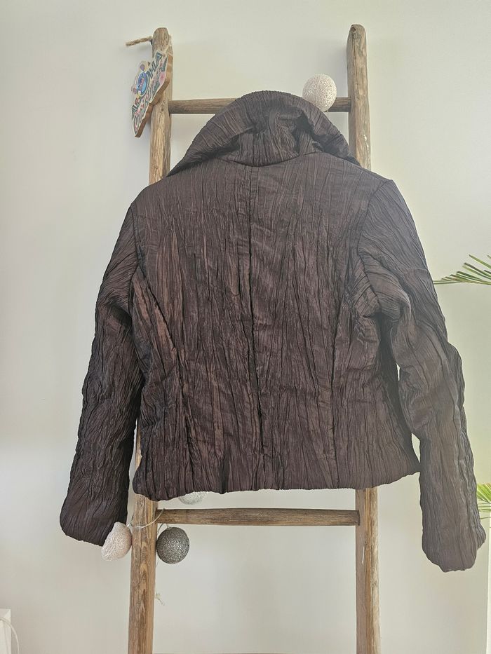 Veste Vintage bronze cuivrée taille 44 XXL - photo numéro 4