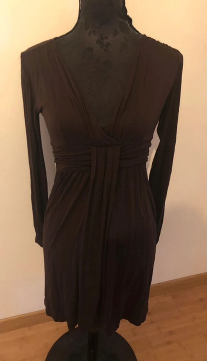 320 - Robe marron Etam