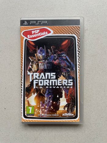 Jeu pour Sony PSP transformers la revanche en français