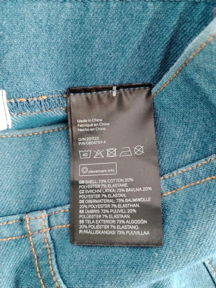 Jegging fin neuf bleu H&M 10 ans - photo numéro 4