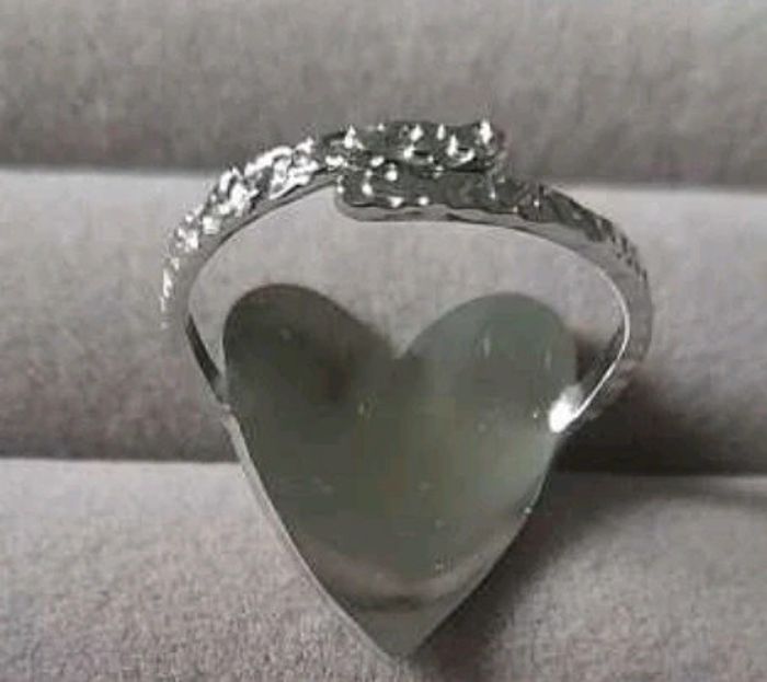 Bague argenté acier inoxydable - photo numéro 3