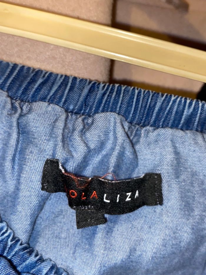 T short en jean - photo numéro 4