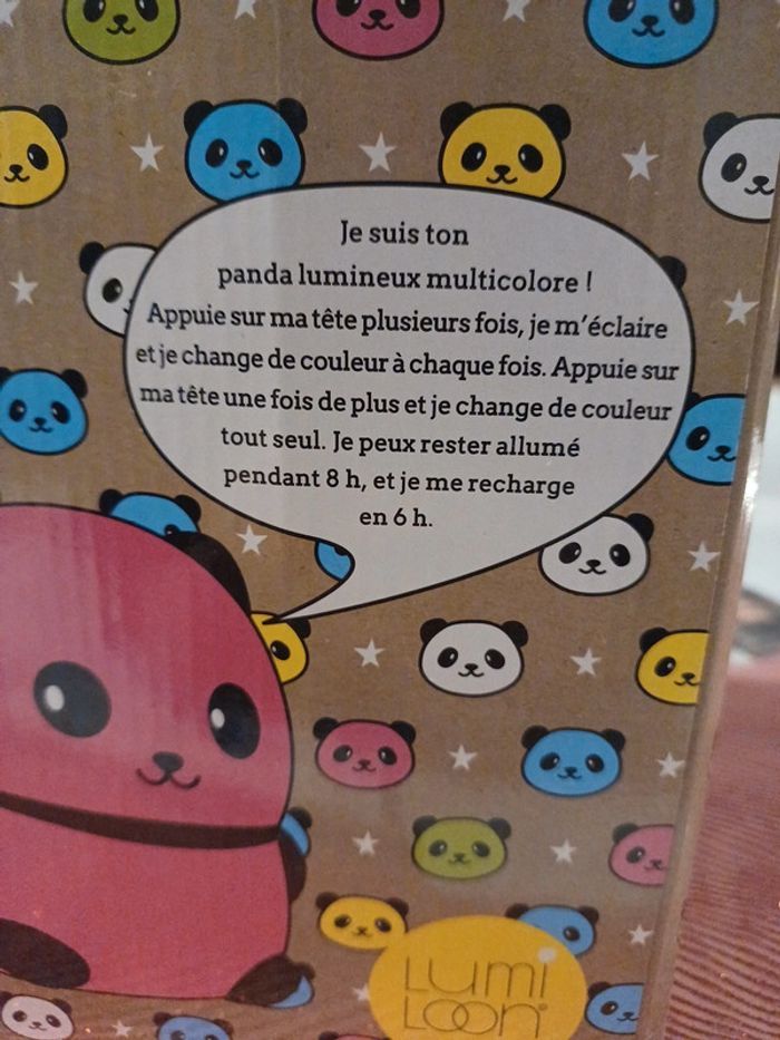 Veilleuse lampe led panda - photo numéro 11