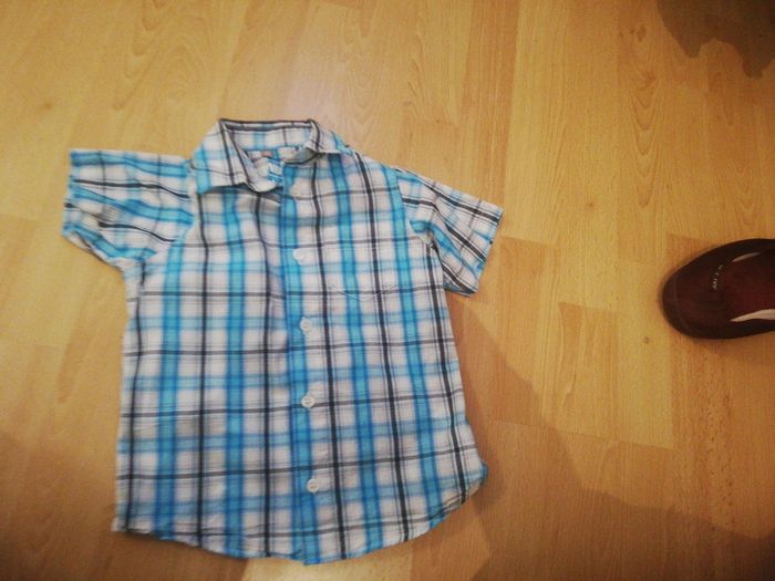 Chemise manches courtes garçon