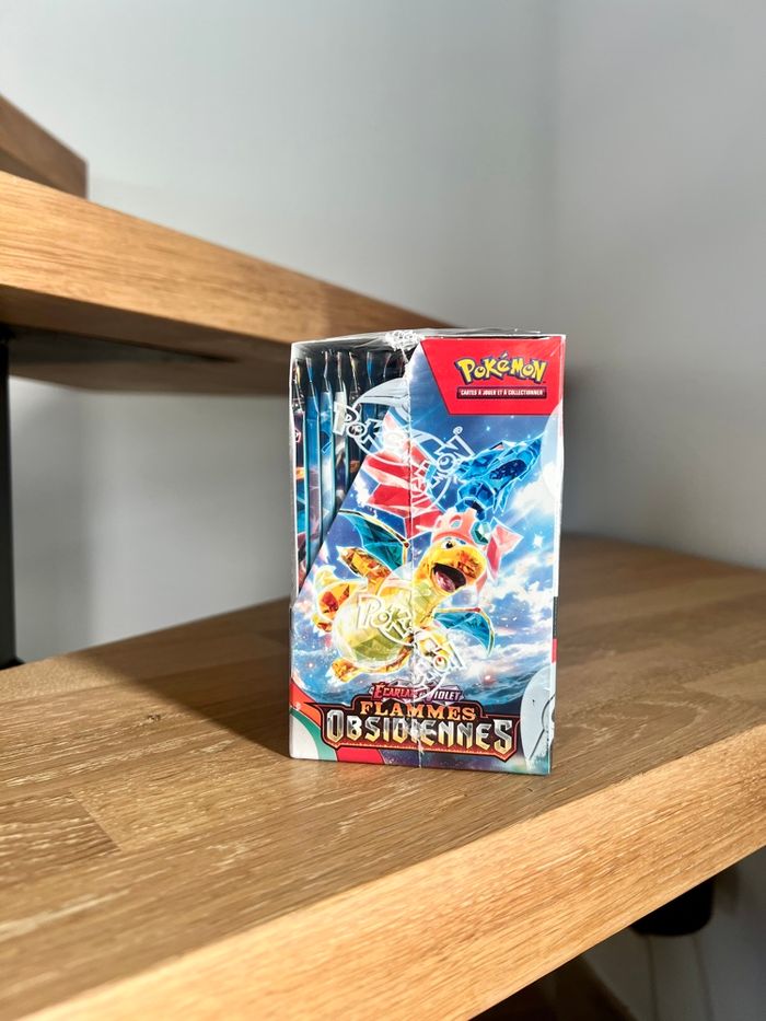 Display 36 boosters flammes obsidiennes ev3 ev03 cartes Pokémon - photo numéro 6