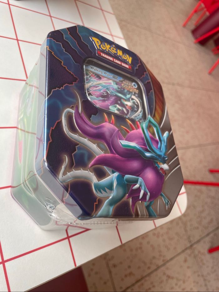 Pokemon paradox clash tin walking wake ex en anglais - photo numéro 3