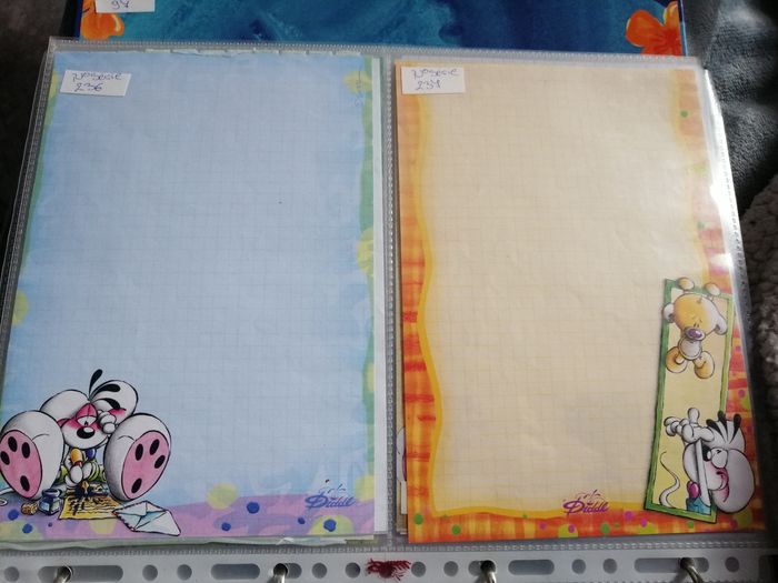 Lot(3) feuille diddl A5 à personnaliser - photo numéro 9