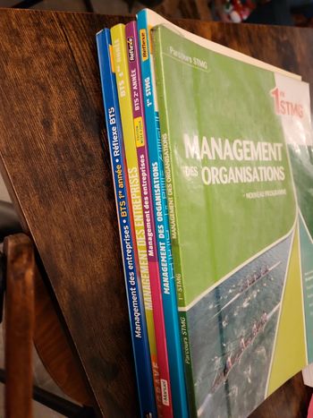 Lot de 5 livres : Management des entreprises et des organisations