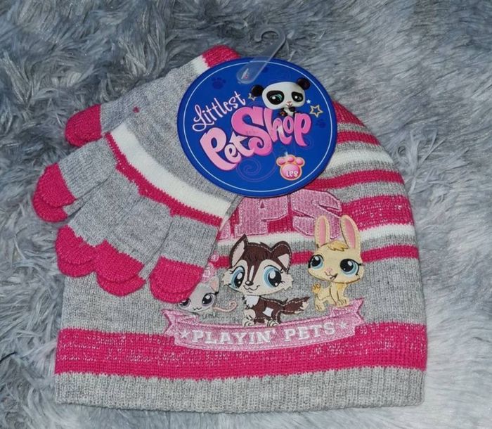 Ensemble bonnet gants Pet shop neuf 5/8 ans 54cm - photo numéro 8