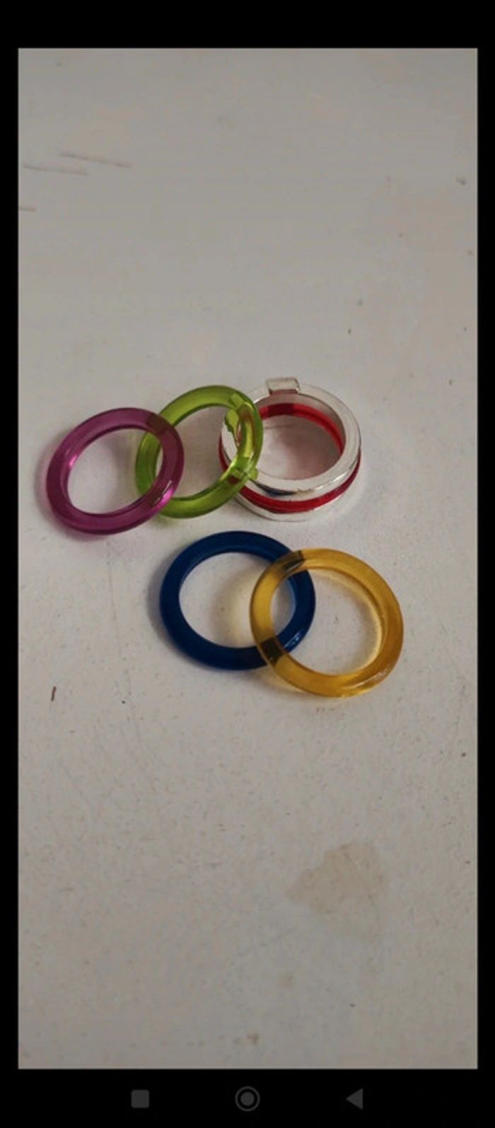 Bague avec anneaux interchangeables - photo numéro 5