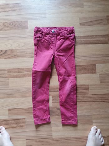 Jean sergent major fushia 5 ans