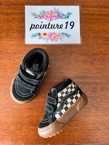 Vans à scratch damier 19