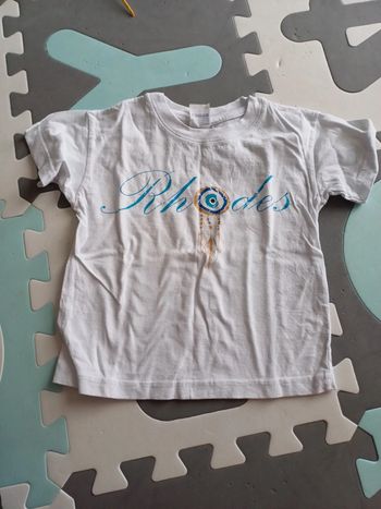 T-shirt blanc 2 ans