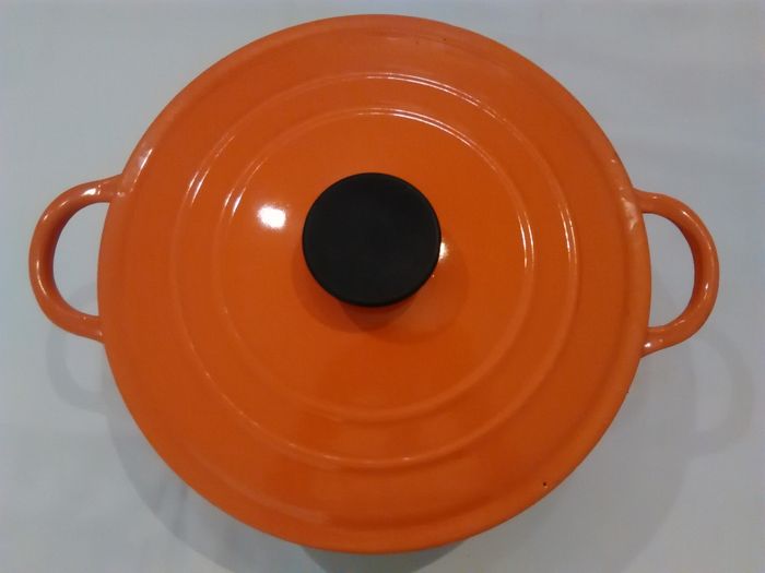 Ancienne cocotte le creuset n° E - photo numéro 2