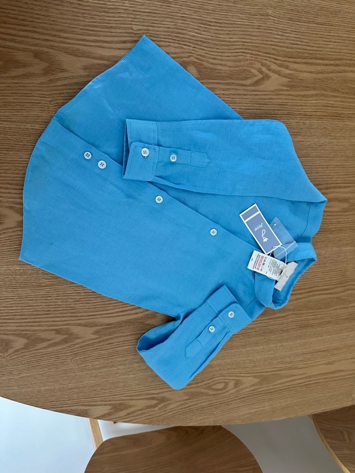 Belle chemise bleu Jacadi Paris taille 3 ans