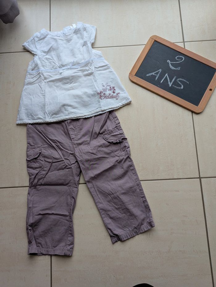 Tunique Kidkanai + pantalon In extenso 2 ans
