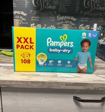 Pampers Baby-Dry 11-16KG Taille 5 108 couches