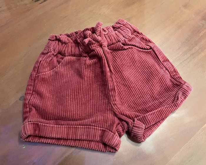 Short côtelé velours 6M