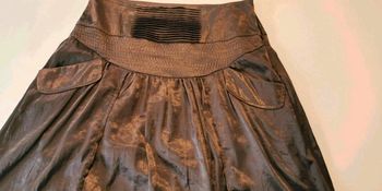 Jupe Promod grise cuivré taille 40