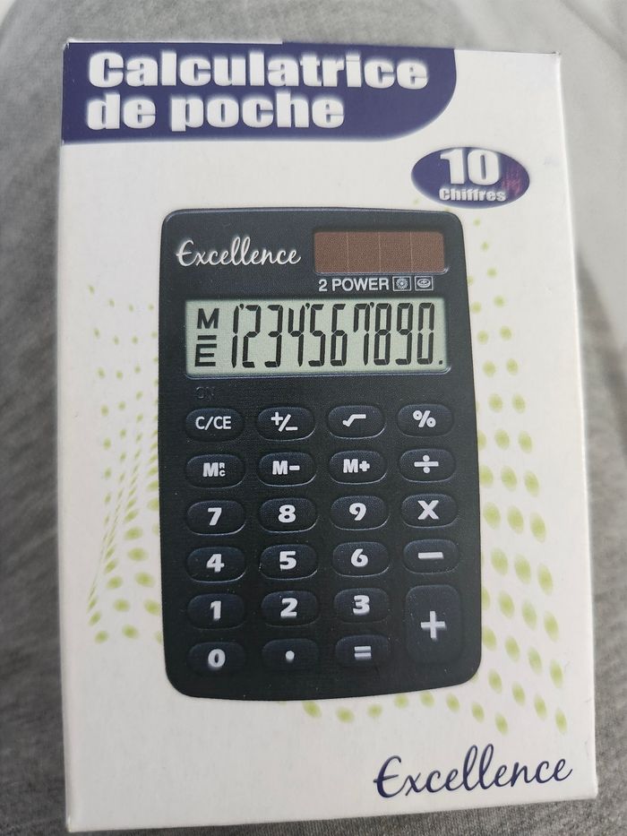 Mini calculatrice de poche. - Neuf