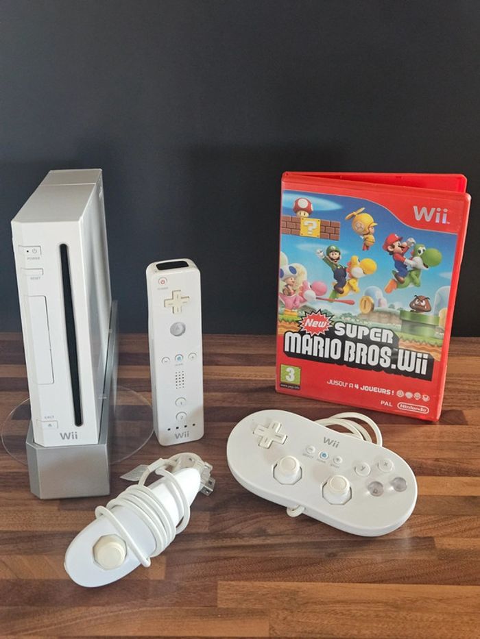 Nintendo Wii # Pack New Super Mario bros + Manette Pro #