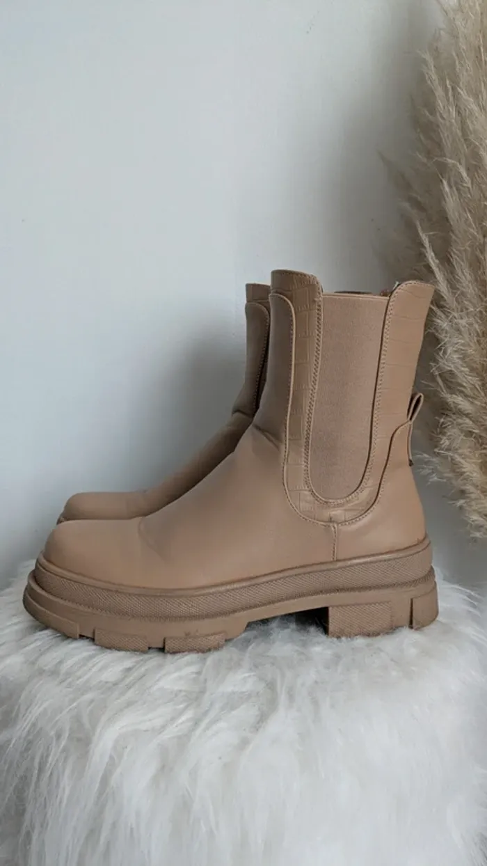 Bottines camel - photo numéro 2