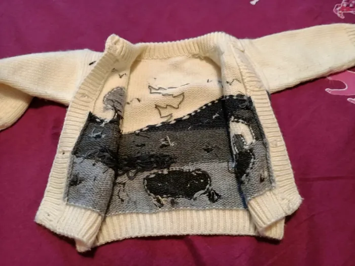 Gilet en laine artisanal 18 mois - photo numéro 5