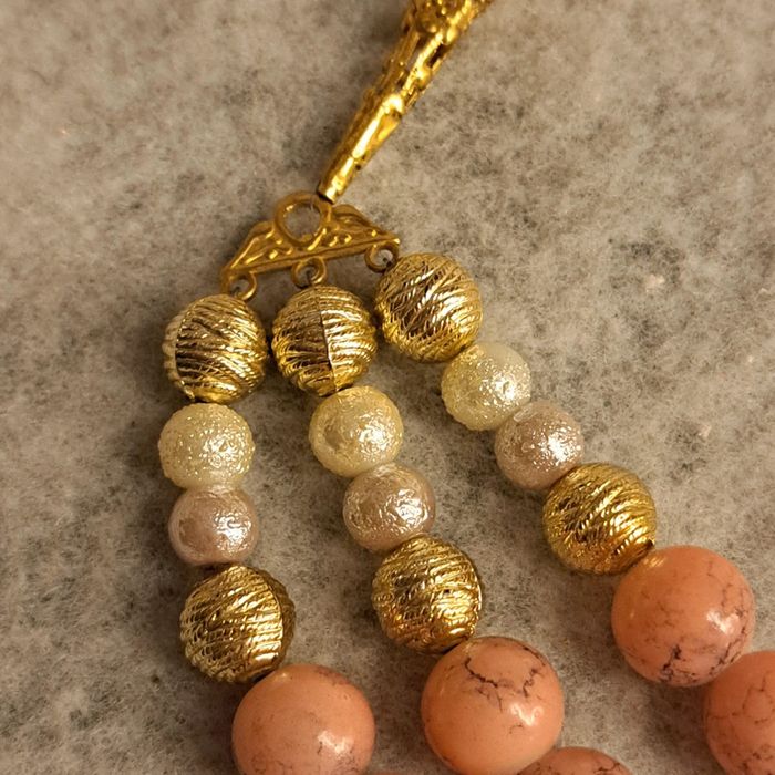 Parrurre magnifique chic rose et doré - photo numéro 7