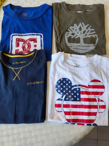 4 T-shirts garçon 