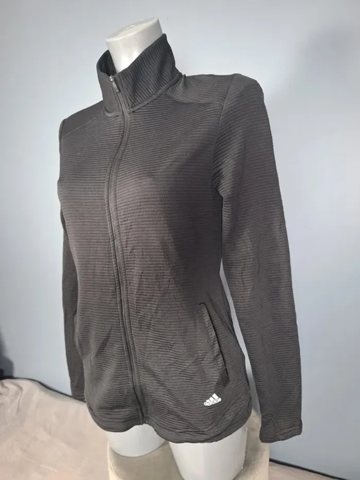 Veste Adidas Golf femme – zippée et côtelée (586) - photo numéro 5