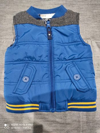 Doudoune sans manche Baby M&Co 3-6 mois