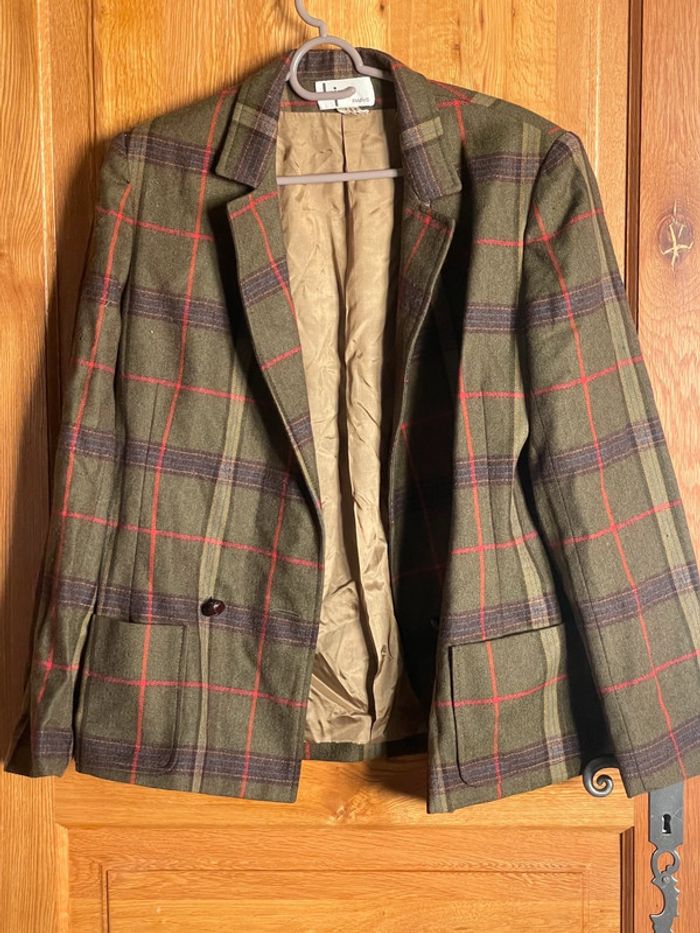 Veste en carreau