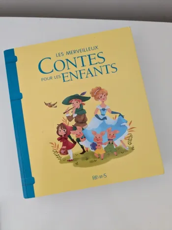 Livre recueil " Les merveilleux contes pour les enfants " Fleurus