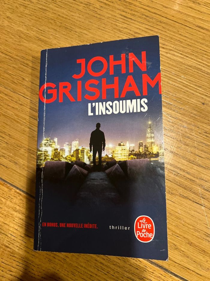 Livre john Grisham l’insoumis