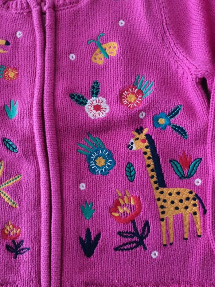 Gilet zippe dpam 2 ans - photo numéro 2