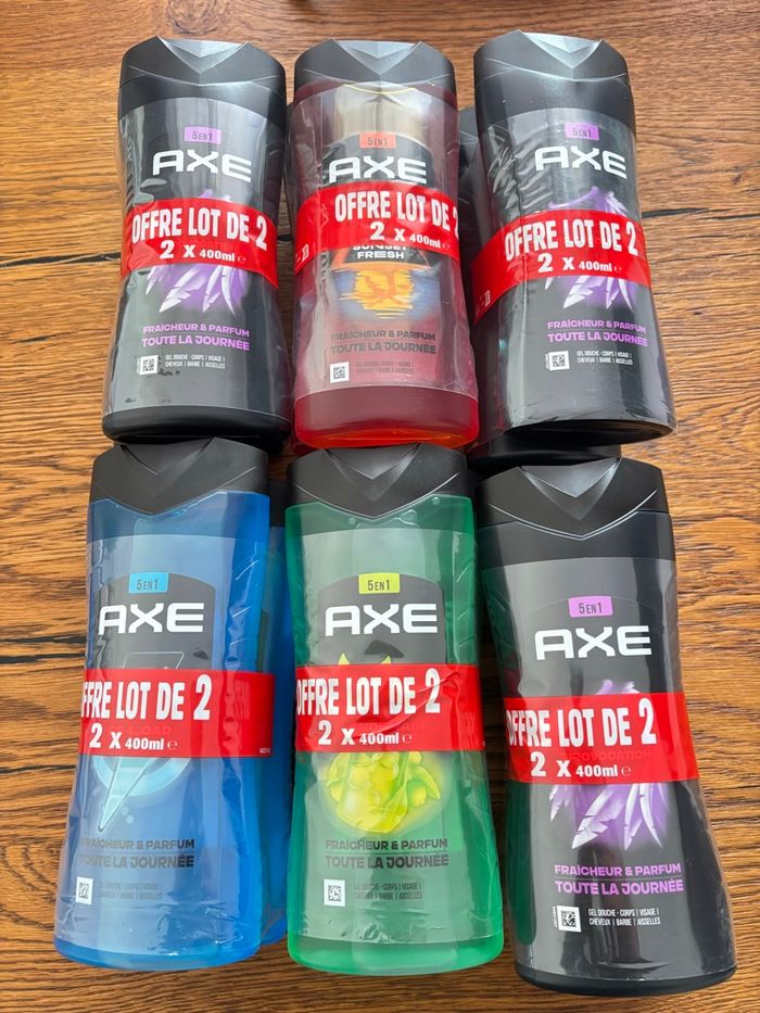Gel douche, axe