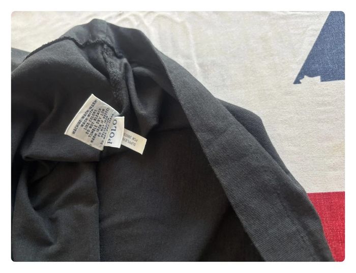 T-shirt Ralph Lauren taille Xl noir cavalier violet - photo numéro 9