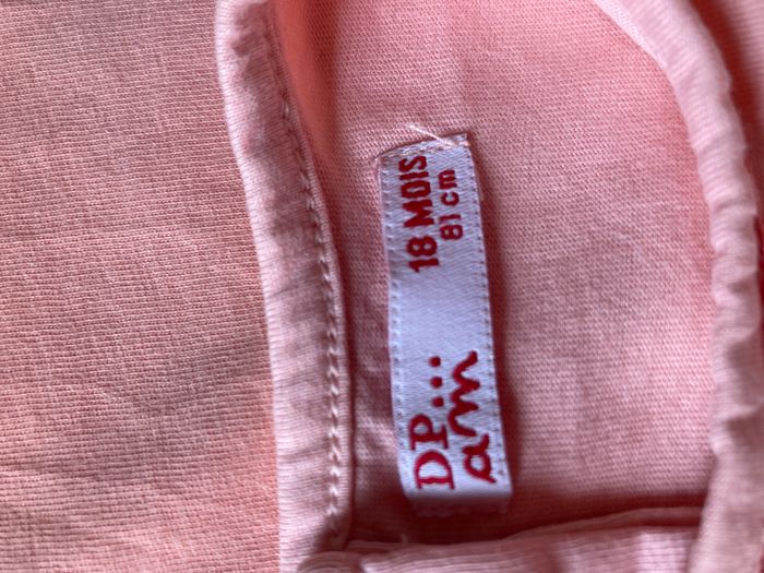 Tee-shirt brodé oiseaux et cerises taille 18 mois - photo numéro 4