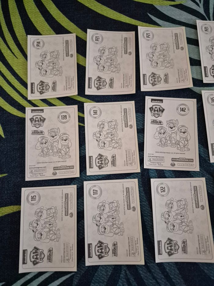 Lot stickers panini pat patrouille mission big truck - photo numéro 8