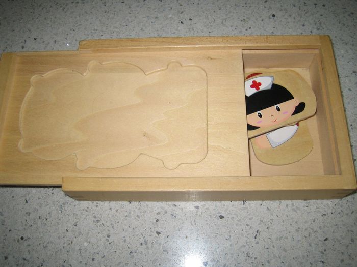 Puzzle bois des métiers Oxybul